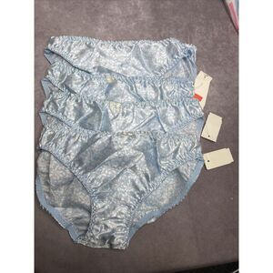 3 Imagination classic collections Sz L girls‎ underwear 66-85lbs NWT Blue Floral